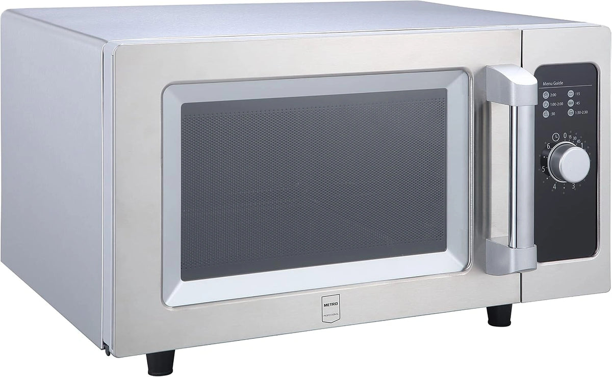 METRO, Forno a microonde, 1000 W, 25 L, con timer, Argento
