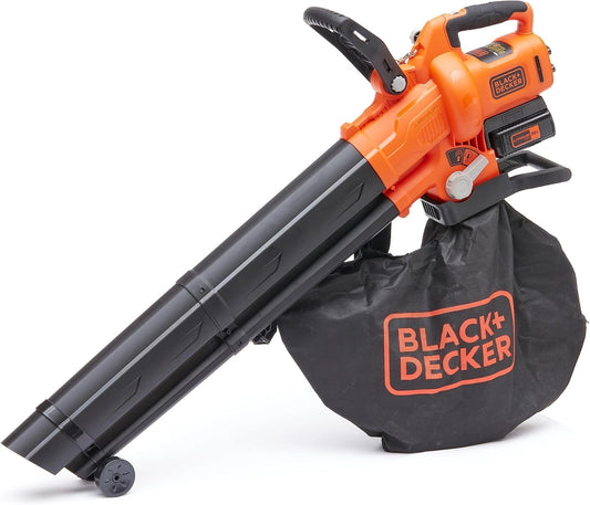 BLACK+DECKER, Batteria ricaricabile, 36v, 2,5 Ah, 45 litri, senza fili, Nero