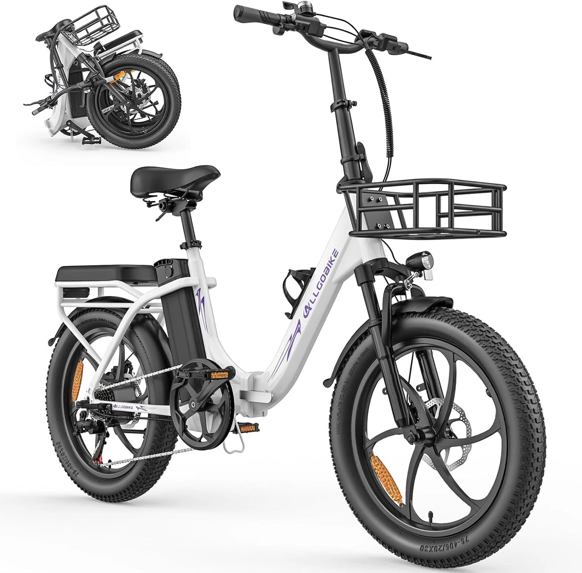 Bici, Bicicletta elettrica, 48V, 20Ah, 250W, pieghevole