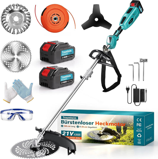 Decespugliatore, Batteria ricaricabile, 950W, 4,0 Ah, multifunzione