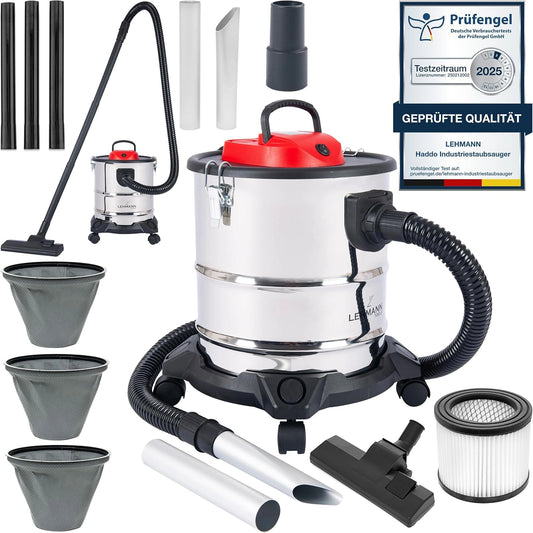 LEHMANN, Aspirapolvere, 2000W, 20 L, Argento